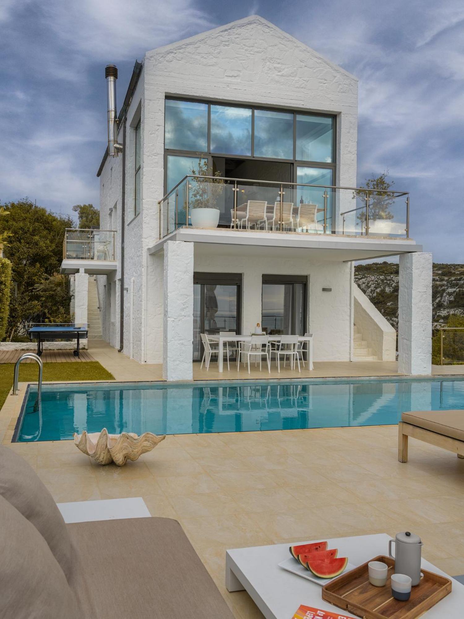 Villa Anton By Cura Villas Collection Kalathas Eksteriør billede