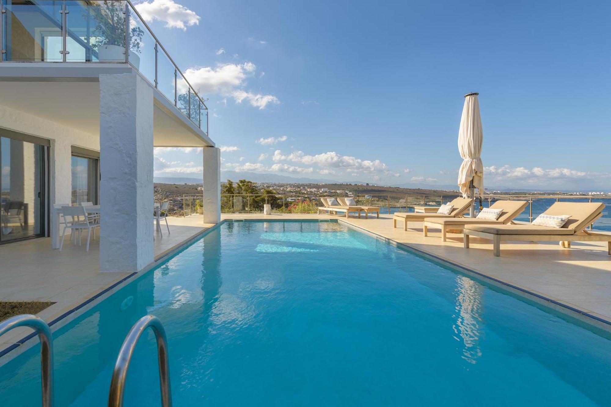 Villa Anton By Cura Villas Collection Kalathas Eksteriør billede